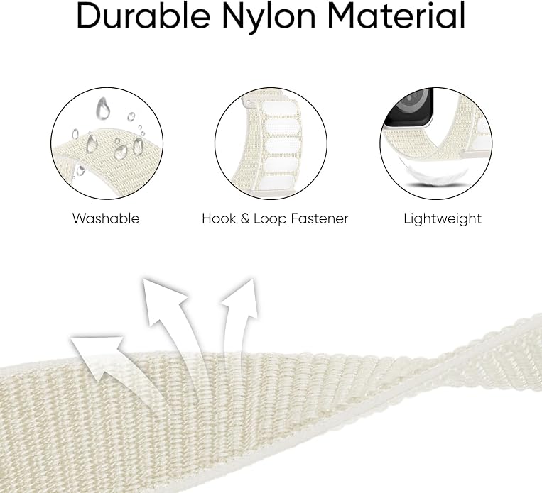 6 Pack Sport Nylon Loop Band Compatible - Image 2