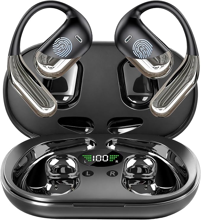 AI Open Ear Headphones Translation Earbuds, Real-Time 2-Way Language Translator by Unknown