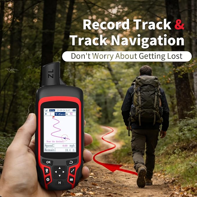 A6 Handheld GPS for Hiking, Rugged and Compact GPS Navigator - Image 3