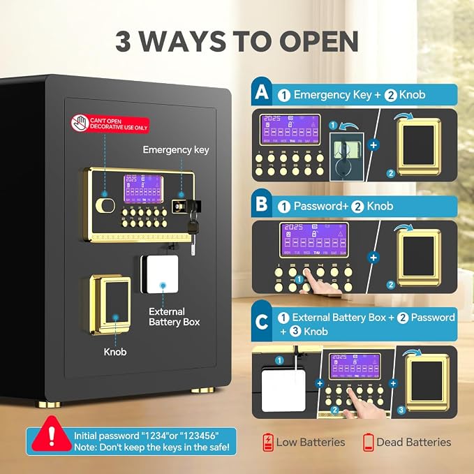 Anti-Theft Digital Safe Box - Image 4