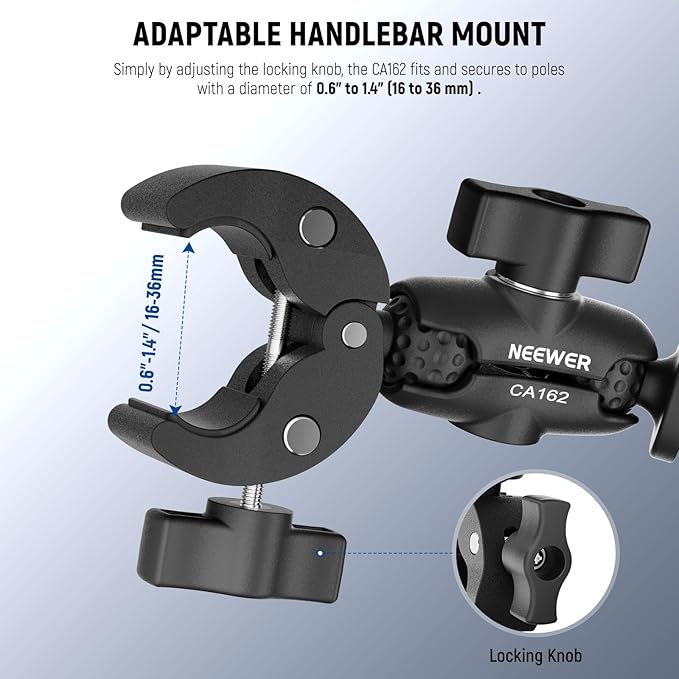 NEEWER Super Clamp Action Camera Mount - Image 4