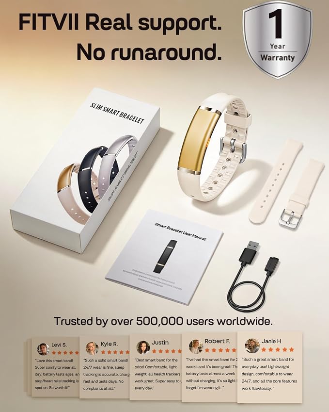 FITVII Screenless Fitness Tracker - Image 9