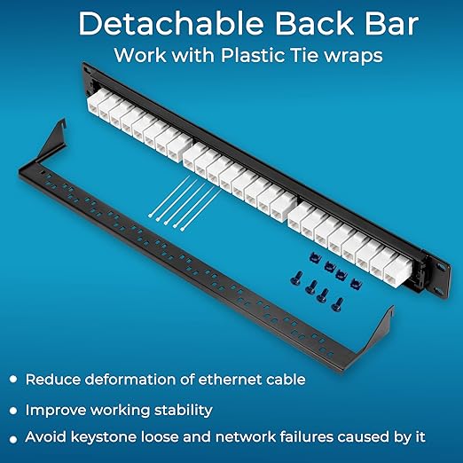 Rapink Patch Panel 24 Port Cat6 - Image 6