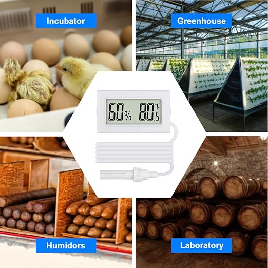 3Pcs Mini Digital Thermometer Hygrometer - Image 7