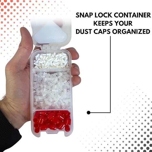 Fibershack - Fiber Optic Dust Cap Kit - 3 Pack Set of Fiber Dust Caps in a Snap - Image 6