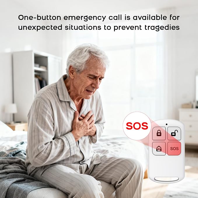 Alarm System for Home Security, SOS Button, Window Alarms, Door/Motion Sensors - Image 4