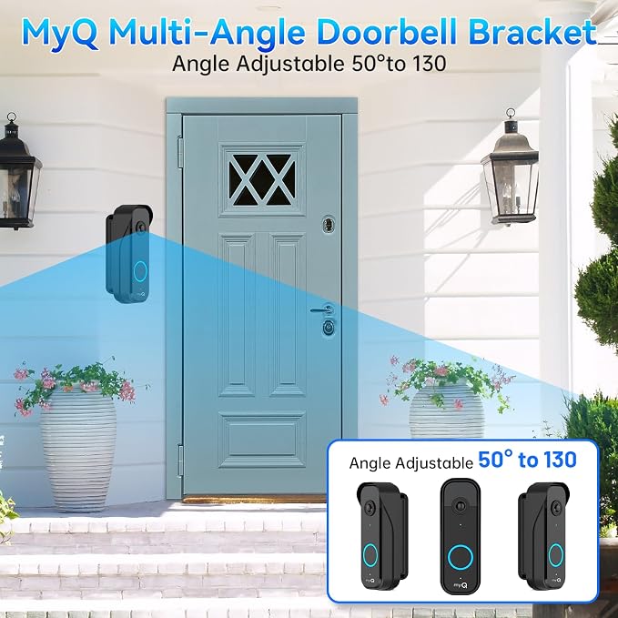 Power Adapter Kit for myQ Video Doorbell, 25FT/7.5M Weatherproof Charging Cable - Image 2