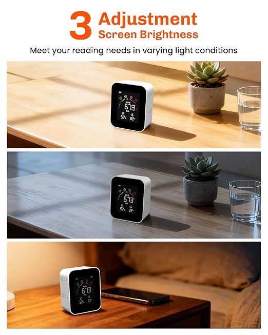 Air Quality Monitor Indoor for CO2, YOWEXA 400-10, 000 PPM Carbon Dioxide - Image 6