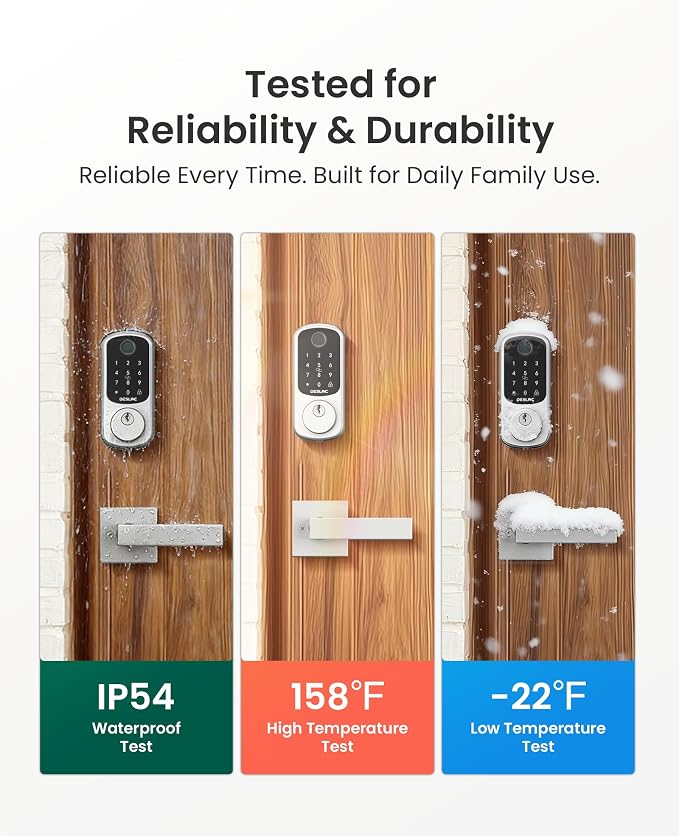 DESLOC B200 Fingerprint Smart Lock - Image 5