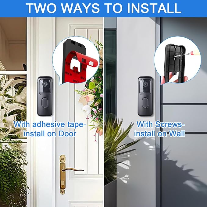 Adhesive Door Mount for All-new Blink Video Doorbell Camera Only, Not Block - Image 3