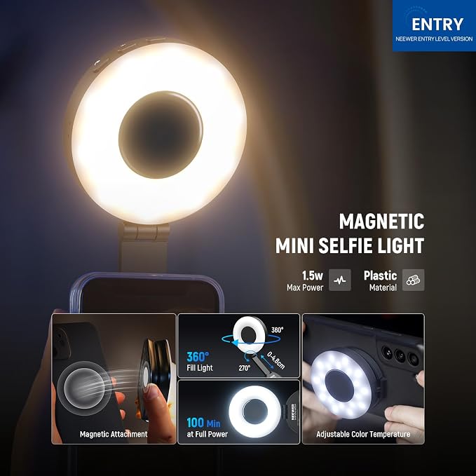 NEEWER ENTRY LEVEL VERSION Magnetic Selfie Light Compatible - Image 3