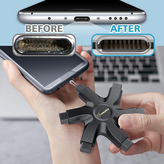 Tassmpitor for iPhone Cleaning Kit Phone Port Cleaner, Cleaner Kit for AirPod - Image 2