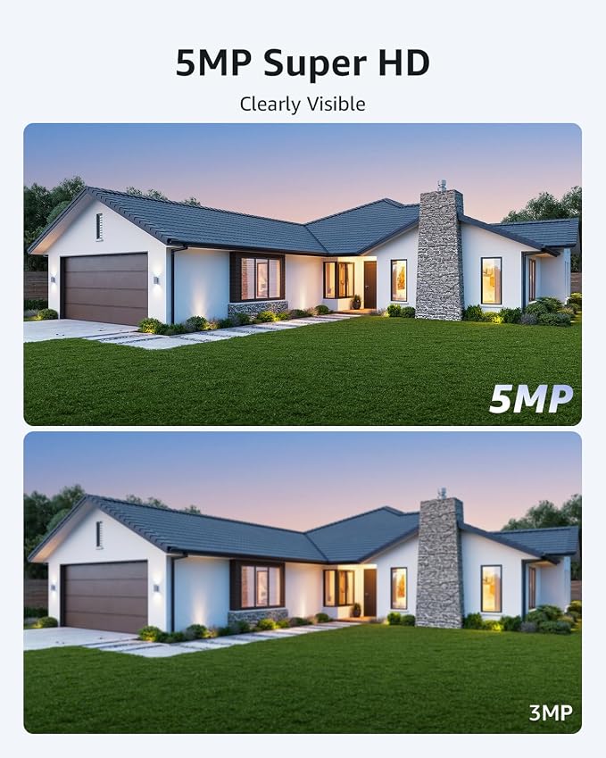 ANNKE 2-Pack Indoor/Outdoor 5MP Bullet Wireless Security Camera - Image 2