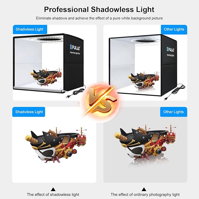 PULUZ 29cm Photography Shadowless Light Panel Ultra Bright LED Fill Light - Image 4