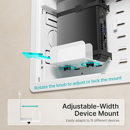 9" in-Wall Media Box, Recessed Outlet Wall Box, Structured Media Enclosure - Image 8