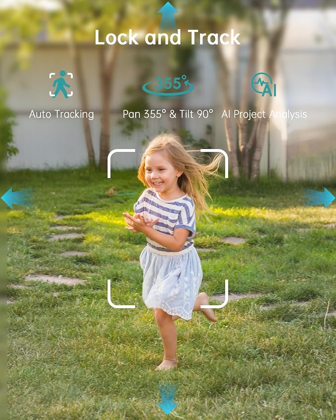 ZUMIMALL 2.5K Wired cameras for home security, 2.4G/5G WiFi Outdoor Security - Image 6