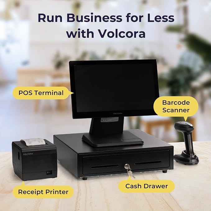 Volcora Thermal Receipt Printer, 80mm POS Printer w/Auto Cutter, USB/Ethernet - Image 6