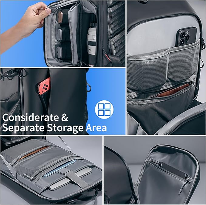 UURig ULANZI BP09 Traker Camera Backpack • 22L • Versatile Camera Travel Bag • - Image 6