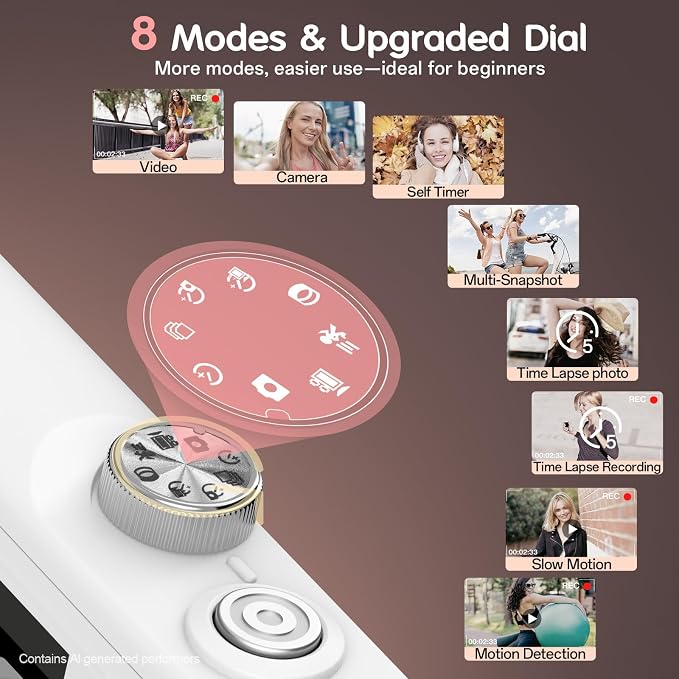 Fansbe Smart Digital Camera, 4K Vlogging Camera - Image 3