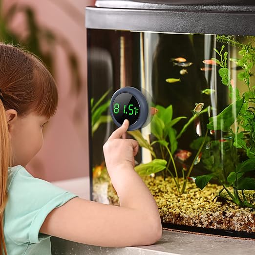 PAIZOO Fish Tank Digital Thermometer Accurate LED Display to ±0.9°F Tank - Image 2