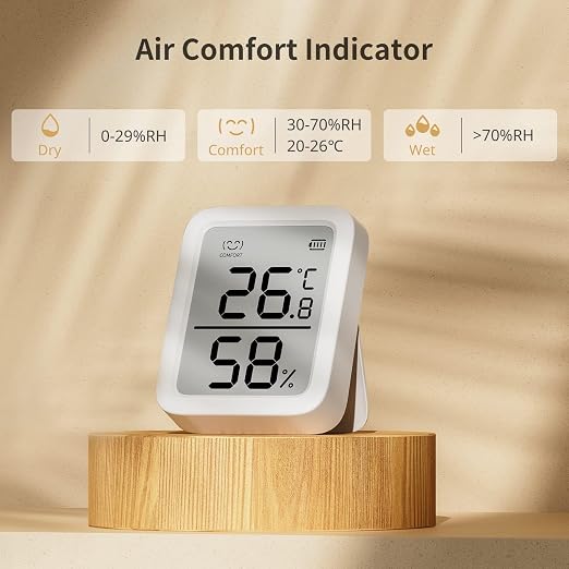 SwitchBot Thermometer Hygrometer, Large LCD Display, Notification Alerts - Image 2