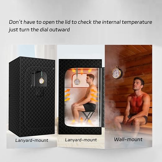 Andelov Sauna Thermometer and Hygrometer - Image 3