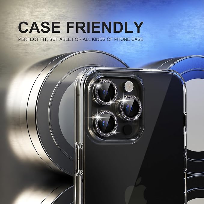 Choiche Compatible for iPhone 15 Pro/iPhone 15 Pro Max Camera Lens Protector - Image 4