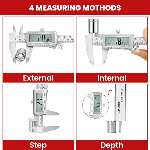 Digital Caliper, Rechargeable Calipers 12 inch - Image 5