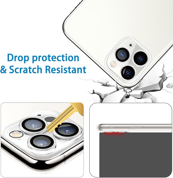 Dengduoduo 3 Pack Tempered Glass Camera Lens Protector - Image 5