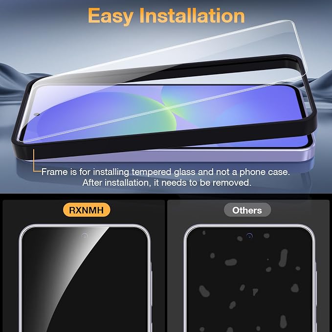 2+2 Pack for Samsung Galaxy A36 5G Screen Protector & Camera Lens Protector - Image 7