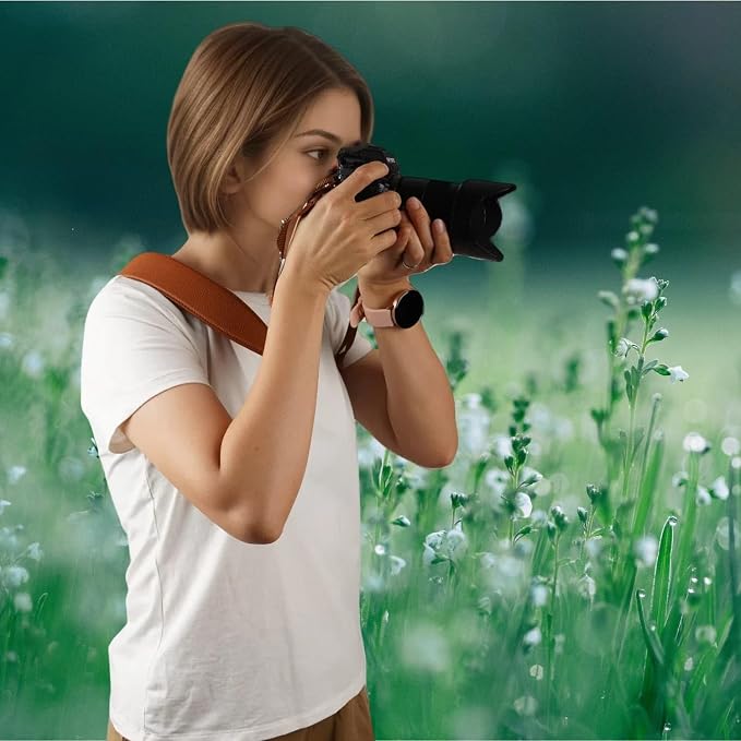 1.8”Wide Camera Strap, Fashionable PU Leather Camera Strap - Image 7