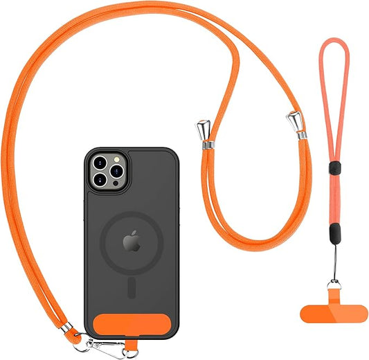 CACOE Phone Lanyard 2 Pcs-1 Pcs Adjustable Neck Strap, 2 Pads, Universal by CACOE