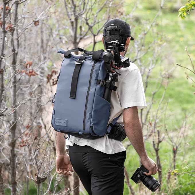 WANDRD PRVKE Rolltop 21L V4 Camera Backpack – Expandable Weatherproof Travel Bag - Image 3