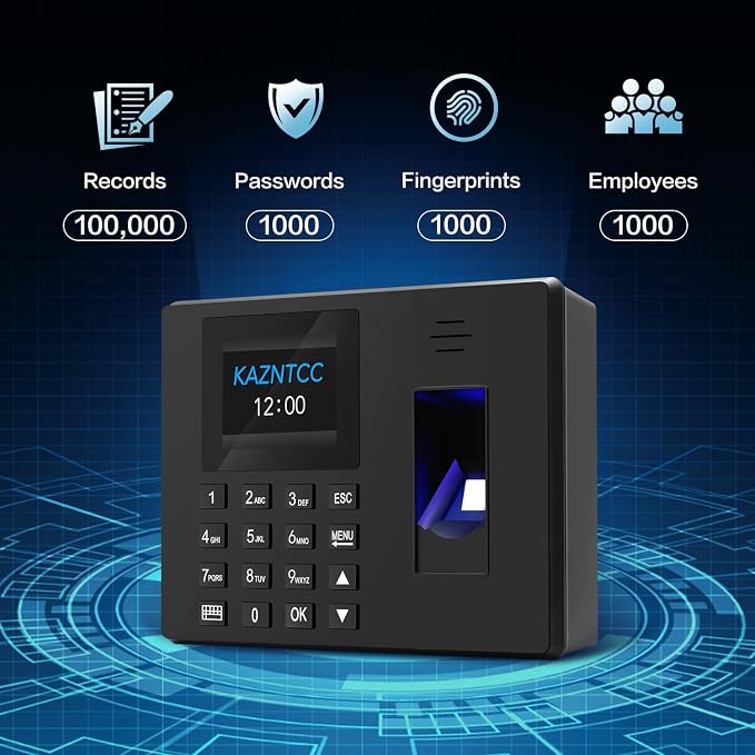 Time Clocks, Fingerprint Time Clock - Image 4