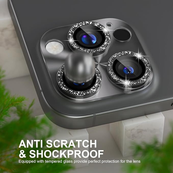 Choiche Compatible for iPhone 16 Pro/iPhone 16 Pro Max Camera Lens Protector - Image 3