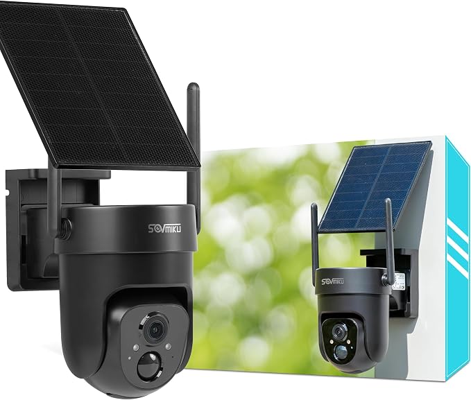 Vicohome QB 2K AI Solar Security Camera Wireless Outdoor, Battery Powered Cam by sovmiku