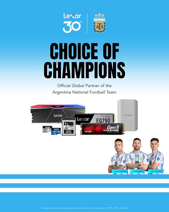 Lexar 256GB 2 Pack Blue Micro SD Card Up to 160MB/s, microSDXC UHS-I Memory Card - Image 2