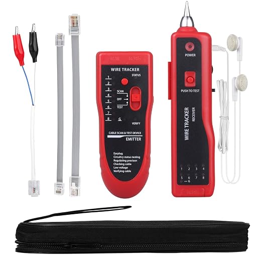 Cable Tracer Ethernet Network Cable Tester RJ45 RJ11 by Moocci