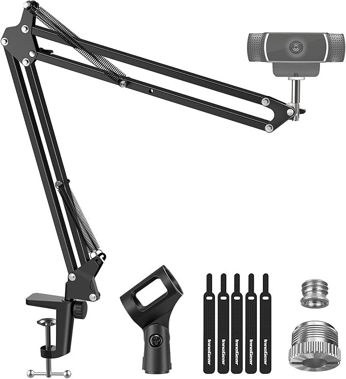 InnoGear Webcam Stand, Boom Arm Mount Stand by InnoGear