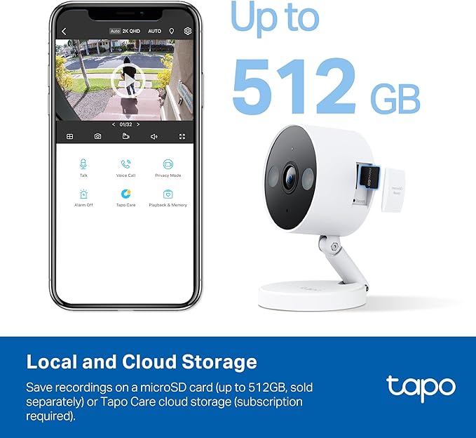 Tapo 2K+ Indoor/Outdoor Wired Security Camera - Image 3