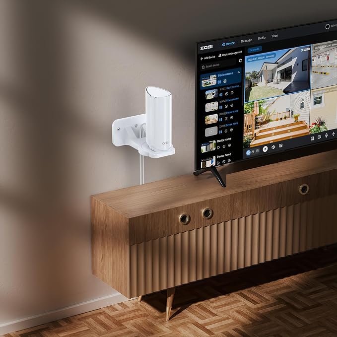 XLTTYWL Orbi WiFi 7 Wall Mount Kit, Orbit 7 Mount Bracket Optimize Space - Image 3