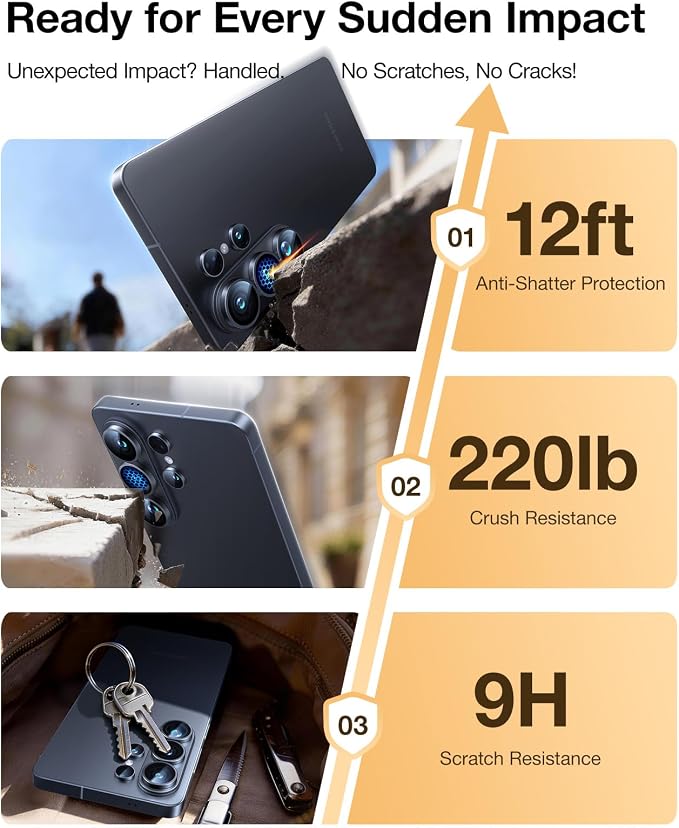 UltraGlass Top 9H+ Armor for Samsung Galaxy S26 Ultra Camera Lens Protector S26 - Image 5