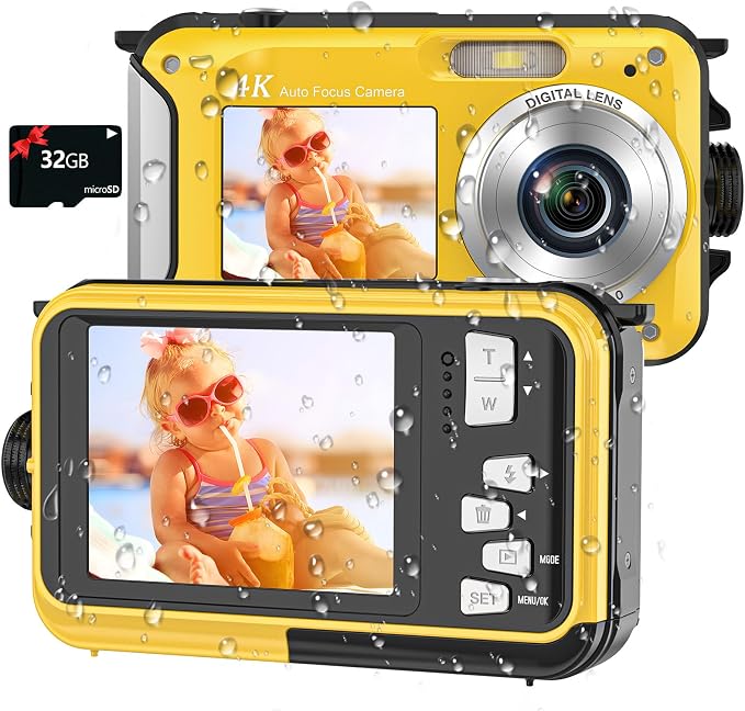 4K Digital Camera 16FT Underwater Camera by YISENCE