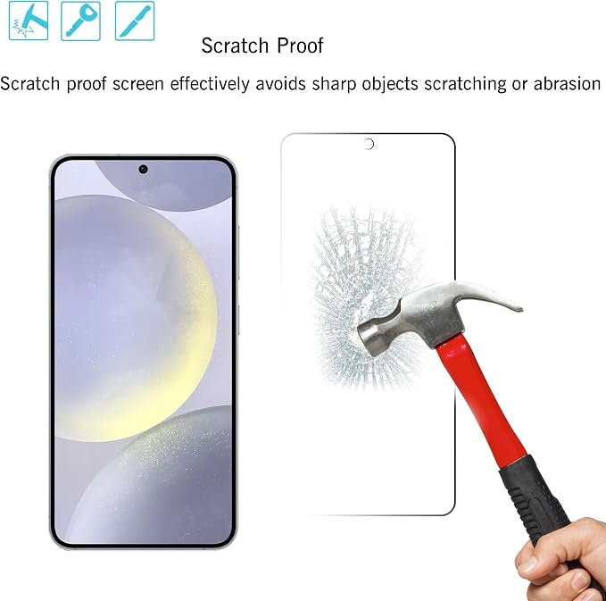 Ailun Screen Protector for Galaxy S24+ / S24 Plus 3Pack + 3Pack Camera Lens - Image 3