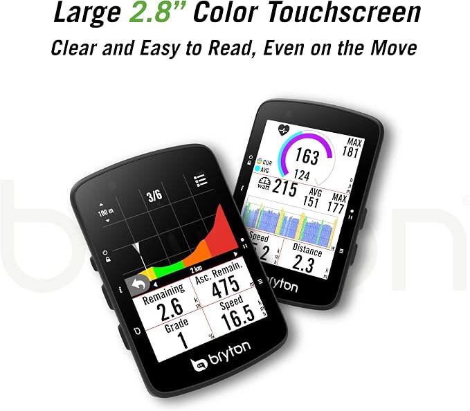 Bryton Rider 650 Sensor Bundle 2.8 Inch Color LCD Touchscreen GPS Bike/Cycling - Image 4
