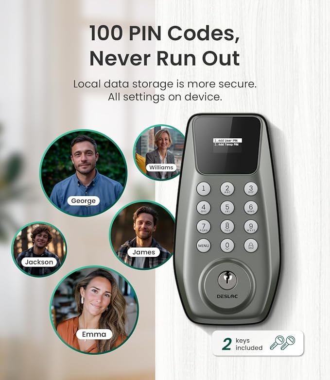 DESLOC C100 Keyless Entry Door Lock - Image 3