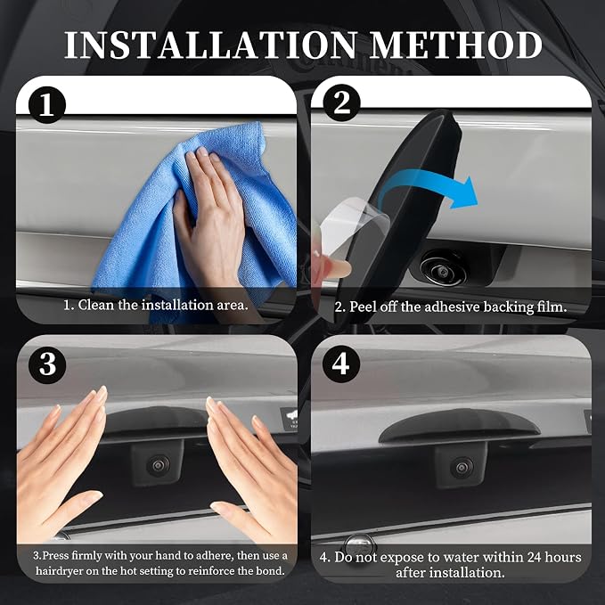 Silicone Car Backup Camera Rain Shield, Soft Wider Backup Camera Rain Cover - Image 7