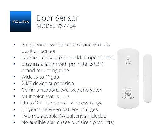 YoLink LoRa Smart Door Sensor Starter Kit: SpeakerHub Audio Hub & Door Sensors - Image 2