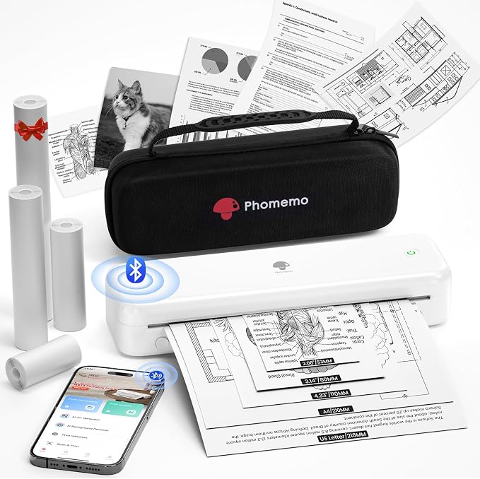 Phomemo Portable Printers Wireless by Phomemo