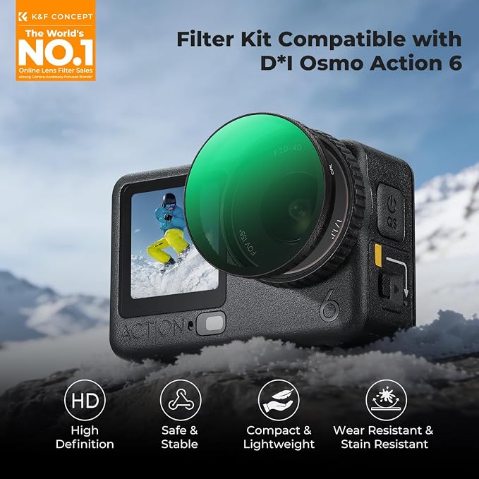 K&F CONCEPT Snap On CPL ND Effect Filter Kit Compatible - Image 2